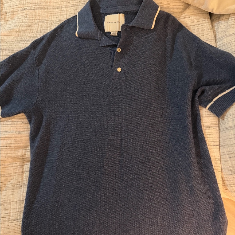 Men's Blue Polo Shirt